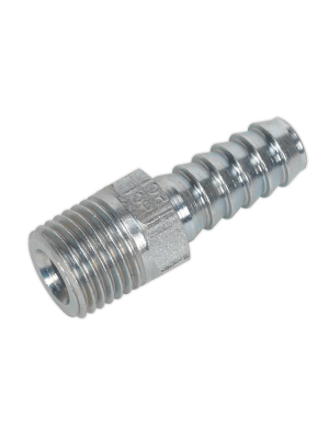 Screwed Tailpiece Male 1/4"BSPT - 5/16" Hose Pack of 5