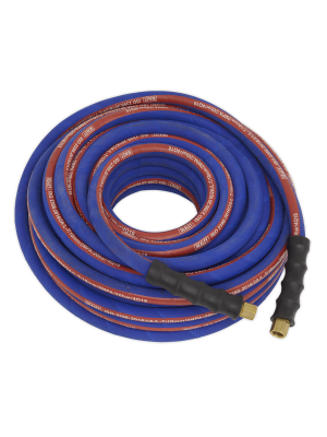 Air Hose 20m x Ø10mm with 1/4"BSP Unions Extra-Heavy-Duty