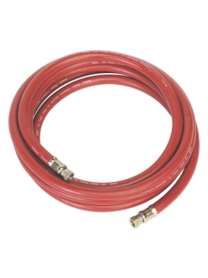 Air Hose 5m x Ø10mm with 1/4"BSP Unions