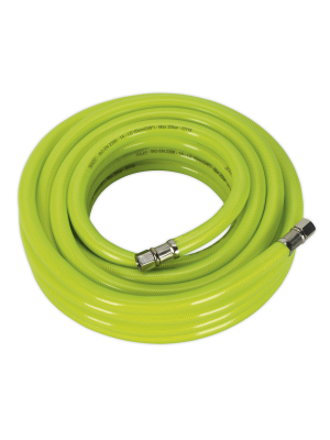 Air Hose High-Visibility 10m x Ø10mm with 1/4"BSP Unions