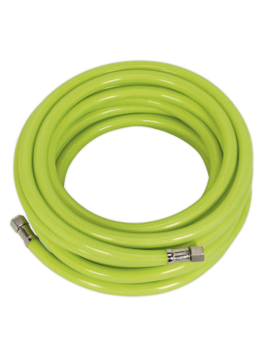 Air Hose High-Visibility 10m x Ø8mm with 1/4"BSP Unions