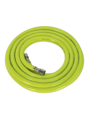 Air Hose High-Visibility 5m x Ø8mm with 1/4"BSP Unions