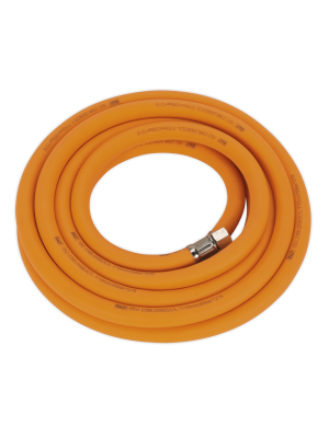 Air Hose 5m x Ø10mm Hybrid High-Visibility with 1/4"BSP Unions