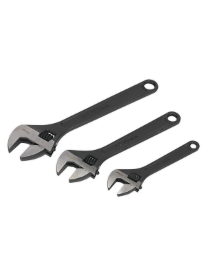 Adjustable Wrench Set 3pc Rust Resistant