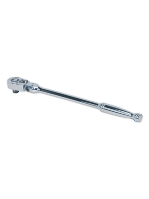 Ratchet Wrench Flexi-Head 300mm 3/8"Sq Drive Pear-Head Flip Reverse
