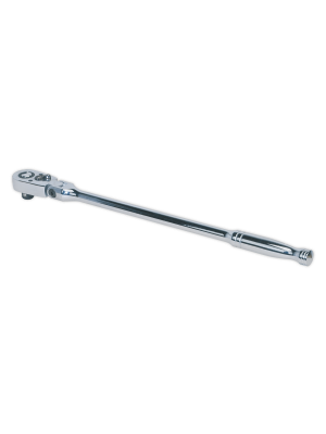 Ratchet Wrench Flexi-Head 445mm 1/2"Sq Drive Pear-Head Flip Reverse