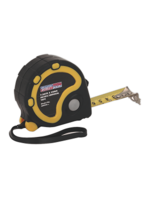 Rubber Tape Measure 7.5m(25ft) x 25mm Metric/Imperial