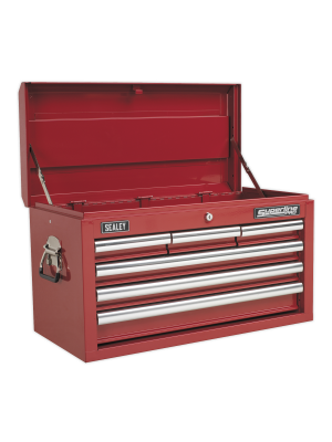 Topchest 6 Drawer with Ball Bearing Slides - Red