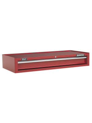 Mid-Box 1 Drawer with Ball Bearing Slides Heavy-Duty- Red