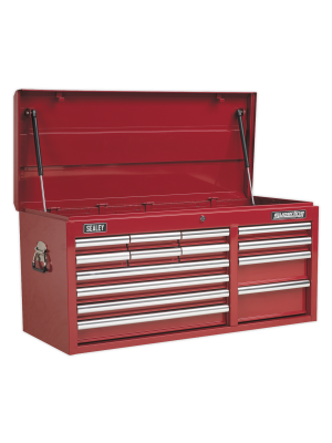 Topchest 14 Drawer with Ball Bearing Slides Heavy-Duty - Red