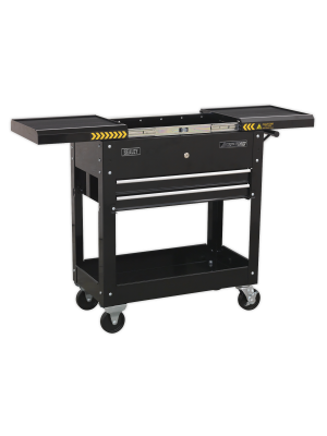 Mobile Tool & Parts Trolley - Black