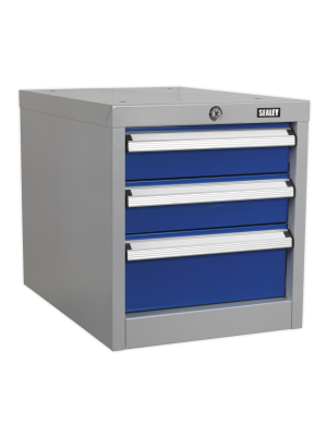 Industrial Triple Drawer Unit for API Series Workbenches