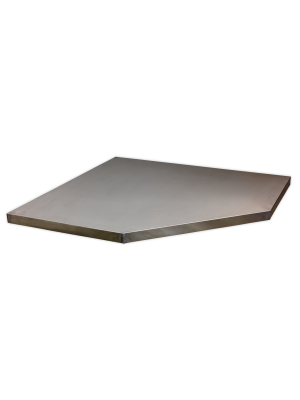 Stainless Steel Worktop for Modular Corner Cabinet 865mm