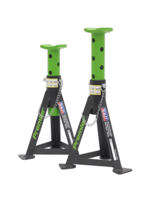 Axle Stands (Pair) 3tonne Capacity per Stand - Green