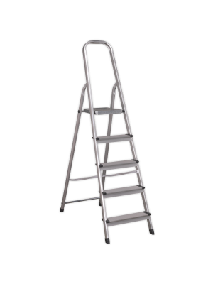 Aluminium Step Ladder 5-Tread EN 131