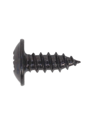 Self Tapping Screw 3.5 x 10mm Flanged Head Black Pozi Pack of 100