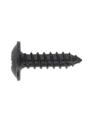 Self Tapping Screw 3.5 x 13mm Flanged Head Black Pozi Pack of 100