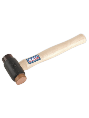 Copper/Rawhide Faced Hammer 2.25lb Hickory Shaft