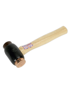 Copper/Rawhide Faced Hammer 3.5lb Hickory Shaft