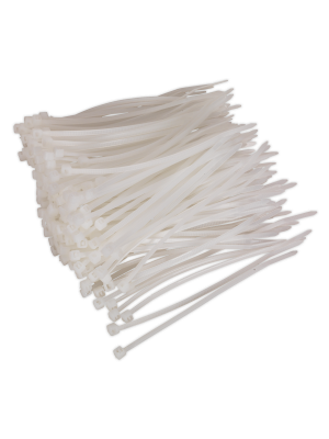Cable Tie 100 x 2.5mm White Pack of 200
