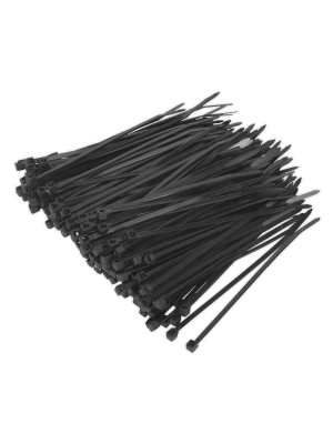 Cable Tie 100 x 2.5mm Black Pack of 200