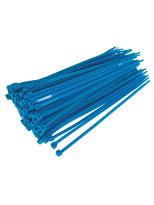 Cable Tie 200 x 4.8mm Blue Pack of 100