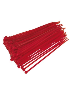 Cable Tie 200 x 4.4mm Red Pack of 100