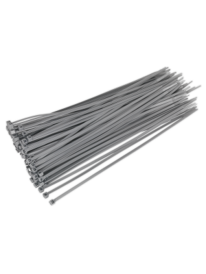 Cable Tie 300 x 4.4mm Silver Pack of 100