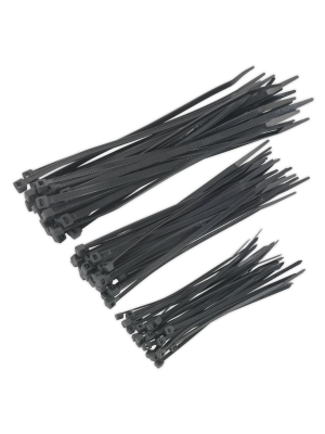 Cable Tie Assortment Black Pack of 75