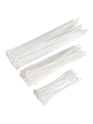 Cable Tie Assortment White Pack of 75