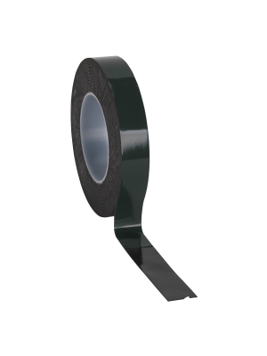 Double-Sided Adhesive Foam Tape 25mm x 10m Green Backing