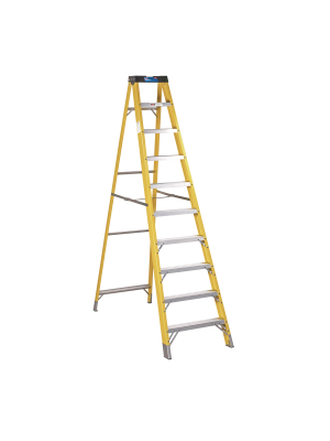 Fibreglass Step Ladder 9-Tread EN 131