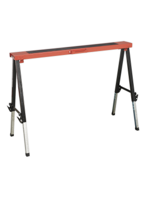 Fold Down Trestle with Adjustable Legs 150kg Capacity
