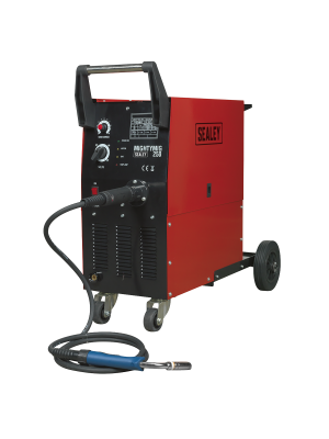 Professional Gas/No-Gas MIG Welder 250Amp with Euro Torch