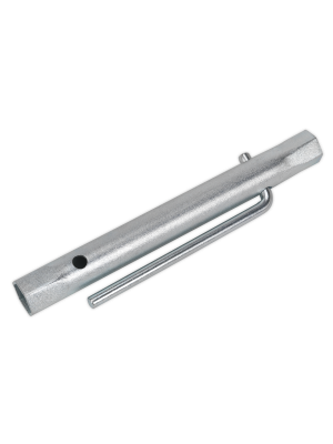 Double End Long Reach Spark Plug Box Spanner 16/18mm with L-Bar