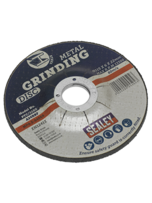 Grinding Disc Ø115 x 6mm Ø22mm Bore