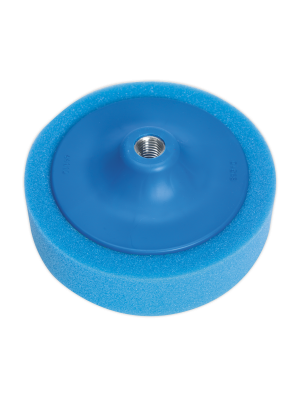 Buffing & Polishing Foam Head Ø150 x 50mm 5/8"UNC Blue/Medium