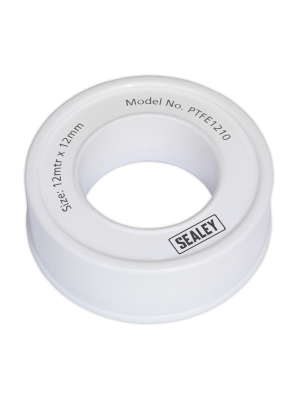 PTFE Thread Sealing Tape 12mm x 12m Pack of 10