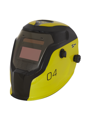 Auto Darkening Welding Helmet - Shade 9-13 - Yellow