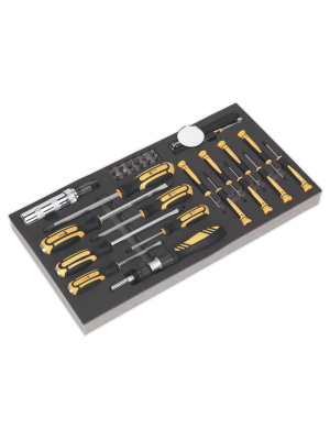 Tool Tray with Screwdriver Set 36pc