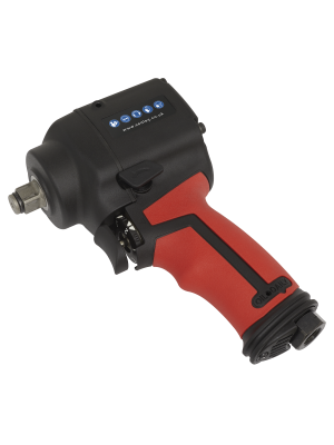 Air Impact Wrench 1/2"Sq Drive Stubby - Twin Hammer