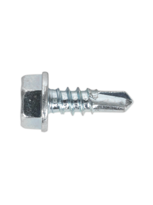 Self Drilling Screw 4.2 x 13mm Hex Head Zinc Pack of 100