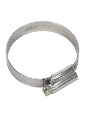 Hose Clip Stainless Steel Ø38-57mm Pack of 10