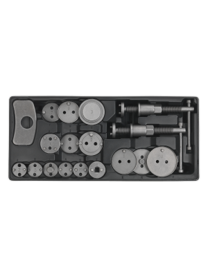 Tool Tray with Brake Wind-Back Tool Kit 18pc