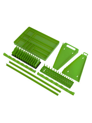 Tool Storage Organizer Set 9pc - Hi-Vis Green