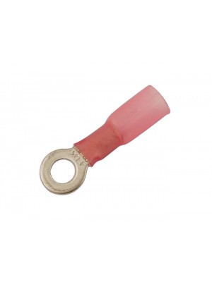 Red Heat Shrink Ring 4.0mm - Pack 25