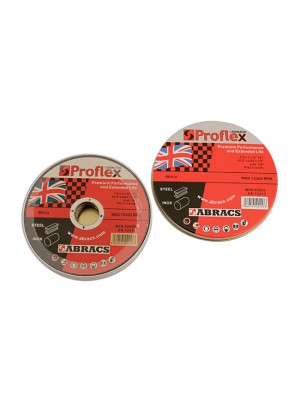 Abracs 115mm x 1.0mm Thin Discs Tin - Pack 10 x 10