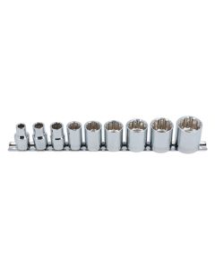 Whitworth Socket Set 1/2"D 9pc