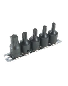 Star Socket Bit Set 3/8"D 5pc