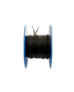 Black / Red Twin Core Speaker Cable 24/0.20 6A 100m